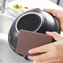 Carborundum Kitchen Clean Rub Pot Rust Focal Stains Cleaning Sponge Brush Tool