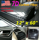 7D Glossy Carbon Fiber Vinyl Film Intrior Wrap Stickers Film Stickers Decals New