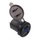 Dual USB Ports Car Boat Charger Digital Panel