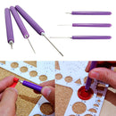3X/Set Paper Quilling Tools Origami DIY - 2 Assorted Needles &1 Slotted To FT