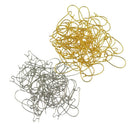 100pcs Brass Metal Kidney Earring Hook Ear Wire For Jewelry Making Findings