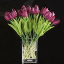 Tulip Flower Latex Real Touch For Wedding Bouquet Decor Best Quality KC455  E6N8