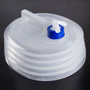 15L PE Material Outdoor Camping Folding Shrink Bucket Water Bottle Water Ba
