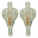 2x 1/4 inch Petrol 6mm Fuel Inline Filter Quad Mini Scooter Motorcycle Moto