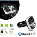 Bluetooth Dual USB Fast Car Charger Transmitter Radio Adapter MP3 Player Pretty