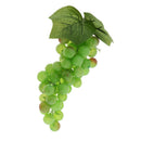 Artificial Grapes Bunch Fruits Ornament Cafe Shop Store Bar 60 Head- Green