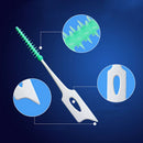 20X Clean Tooth Floss Head Hygiene Dental Plastic Interdental Brush Toothpick JR