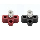 2x Bus Bar Terminal Blocks Heavy Duty Single M8 Positive Power Distribution Stud