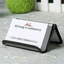 Metal Wire Business Card Stand Holder Rust Prevention Office Supplies. Desk K6X4