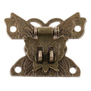 1pc Zinc Alloy Butterfly Shape Latch Hasp for Jewelry Box Cabinet Decoration