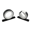 2Pcs New Fishing Rod Storage Clips Pole Holder Rack Organizer Mounting - Black