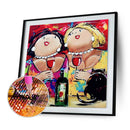 Women 5D diy Full Round Drill Diamond Painting Rhinestone Art Decor (V587)