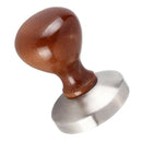 Tamper Wooden Handle 58mm Coffee Espresso Barista Bean Grinder Tamper Maker