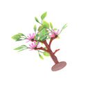 2pcs 9cm Flowering trees Railway Park HO SCALE Layout Scenery Decor ã€New OZ