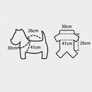 Set Of 2 Puppy Winter Warm Breathable Coat Dog Soft