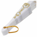 Chinese style bling flower wedding dance cloth folding towels white