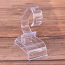 1pc transparent plastic clear jewelry bracelet watch display stand holder JR&f