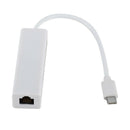 Type-c to RJ45 Ethernet Adapter 3 Ports USB Hub For MacBook Pro Air Chromebook