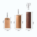 Wooden Wall Hook Pegs Hallway Coat Hanger Holder Modern Benchwood 3x6cm
