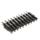 10 X 3.5mm 1/8" Audio Male Plug Jack Adapter Stereo Connector for Headphon LJJ,a