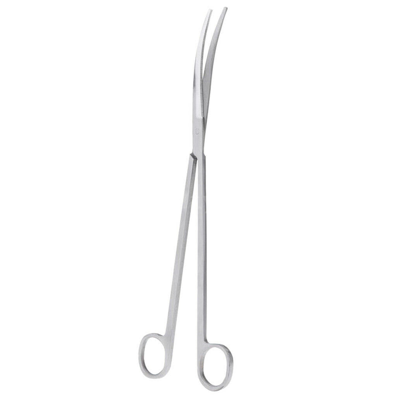 Set of 2, Stainless Steel Curved Forceps 27cm Tweezer & 25cm Scissor Aquarium
