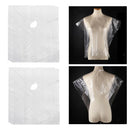 200x Disposable Haircut Cape Clear Barber Shop Shawls Dyeing