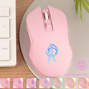 2.4G USB Wireless Optical Gaming Mouse, 6 Buttons, 1600DPI Receiver