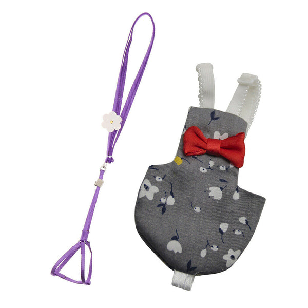 Harness Leash with Adjustable and Bite Resistant Design + Cockatiel Parrot Bird