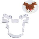 1PC Christmas Deer Mold Cookie Cutter Fondant Cake Decor Biscuit Pastry Mo BX