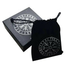 Divination Handmade Rune Stones Card Set Nordic with Bag Props Home Toys