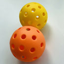 Pickleball Yellow Indoor Plucking Ball with 26 Holes Orange Outdoor Pluckin B4H7