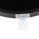 1Pcs 20 Degree Eggcrate Honeycomb Grid for 7inch Reflector Diffuser Lamp Shade