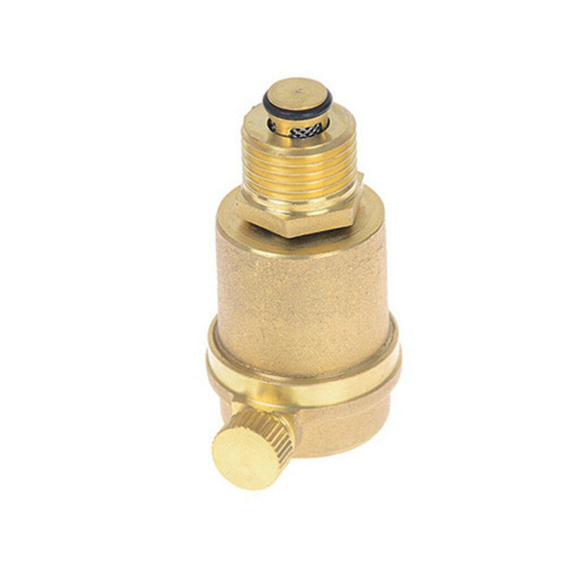 1/2" Brass Air Vent Valve Pressure Vent Valve for Solar Water Heater Relief 3C