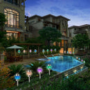 Solar Lights Outdoor - Outdoor Garden Lights, Color Changing LED Solar Powe
