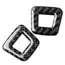 2x Carbon Fiber Roof Microphone Frame Trim Cover for Alfa Romeo Giulia 2017-2019