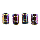 4 Pieces Tire Accessories Car Bike Motorcycle Hexagonal Valve Cap Tire Valve