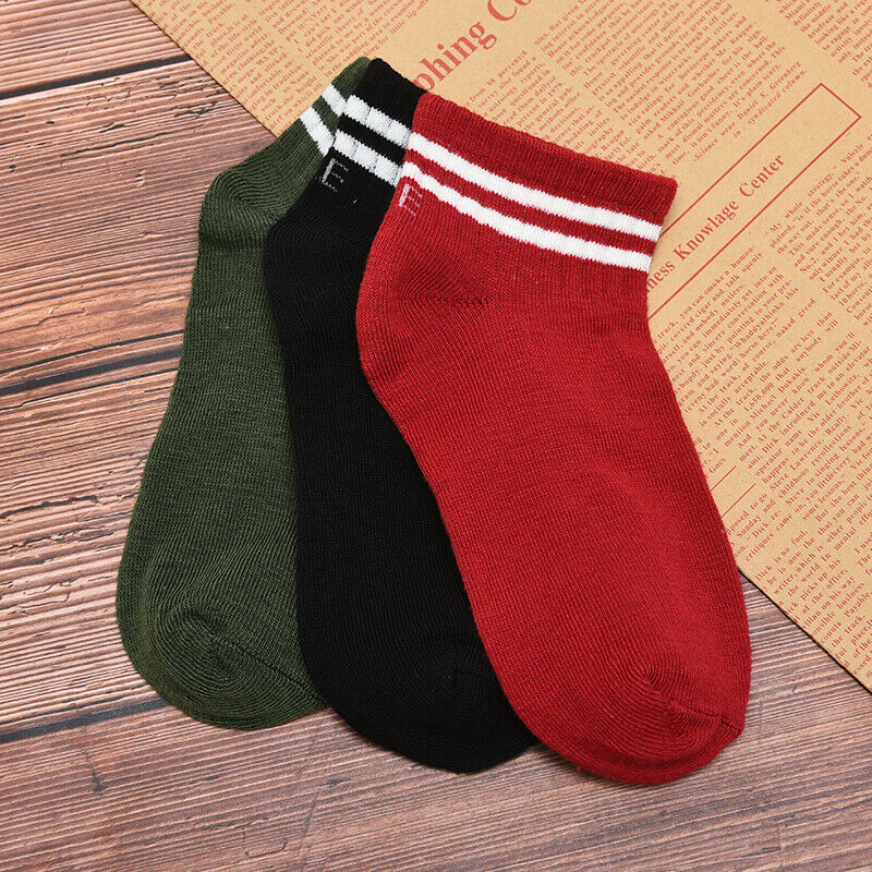 Men Comfortable Cotton Socks Solid striped Sports Classic  OZ