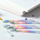 6 Color Creative Highlighters Gel Pen School Office Supplies Stationery 1PC