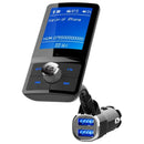 Car MP3 Wireless Bluetooth Handsfree Audio AUX with QC3.0 Dual USB Charge H