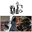 5V 3.1A Dual USB Charger Handlebar Socket Adapter Power Outlet For Motor EUP