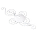 Wall Mounted Iron Tealight Votive Candle Holder Stand Home Decor White