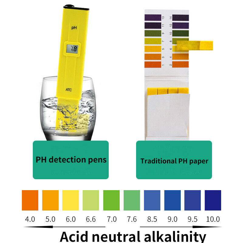 Digital PH Meter PH Tester 0.01 PH Accuracy Water Quality Tester with ATC f