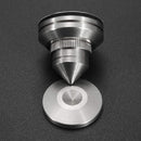 4x Stainless Steel Speaker Spike & Pad Base Amplifier Isolation Cone Stand Feet