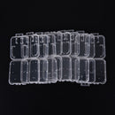 10PCS Transparent Standard SD SDHC SDXC Memory Card Case Holder Box Storage LJ