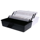 3 Layer Multifunctional Fishing Plastic Box Portable Kit Storage Case