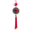 Chinese 7cm Bagua Mirror Knot Good Luck Wealth Health Pray Fengshui Pendants