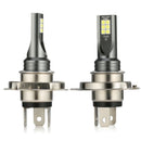 30000LM Combo Pair LED Mini H4 Headlight Kit High Low Beam 120W 6000K FOG BulbS