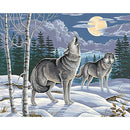 5D DIY Full Drill Diamond Painting Wolf Cross Stitch Embroidery Kit (104)