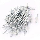 100Pcs 4.8mm 3/16" Aluminium Large Flange Open End Blind Pop Rivet