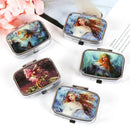 Portable Pocket Metal PillBox Medicine Storage Container Holder Organizer CaseBX
